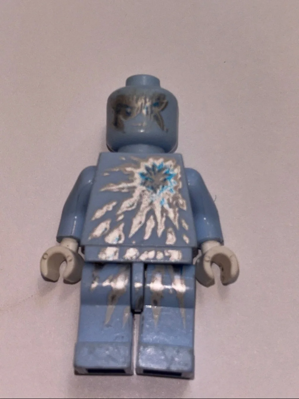LEGO Ninjago NRG Zane w Weapons Spinner Njo0069 9590 Ice Warrior Minifigure